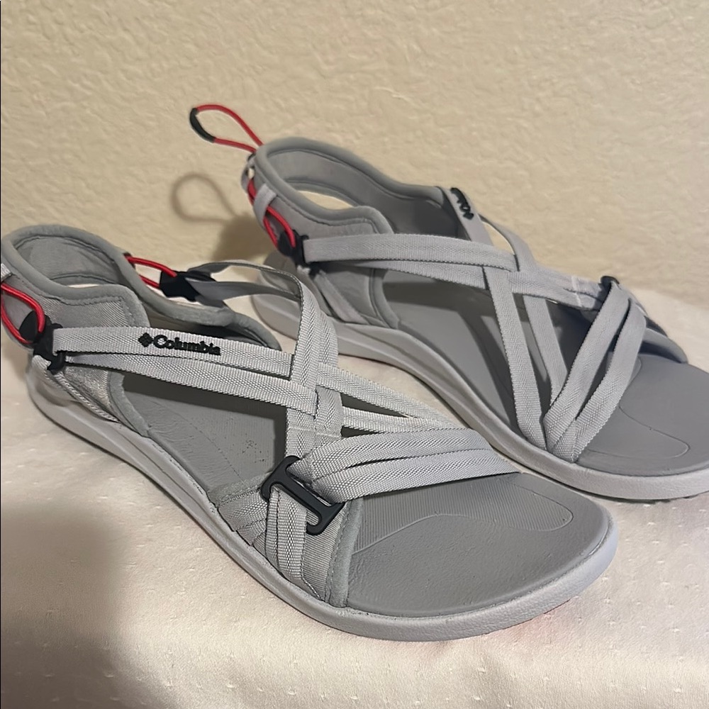 Columbia Gray Sandals , new without tags or box, Size 10